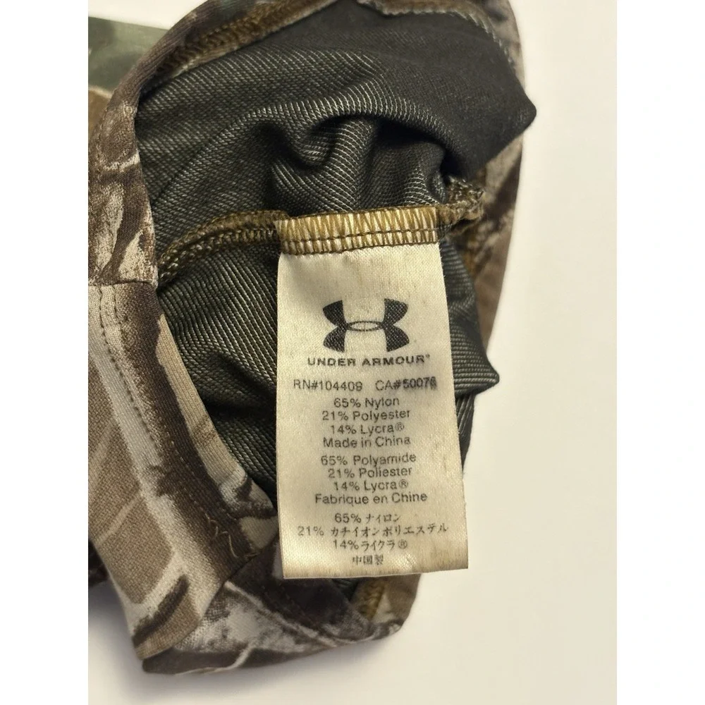 Under Armour Camo Face Mask Hunting Tactical Stretch Nylon Polyester Lycra